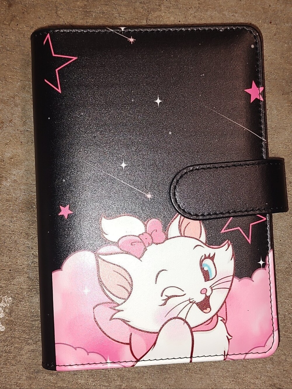 New! A6 Size Marie Cat Binder Notebook With Paper